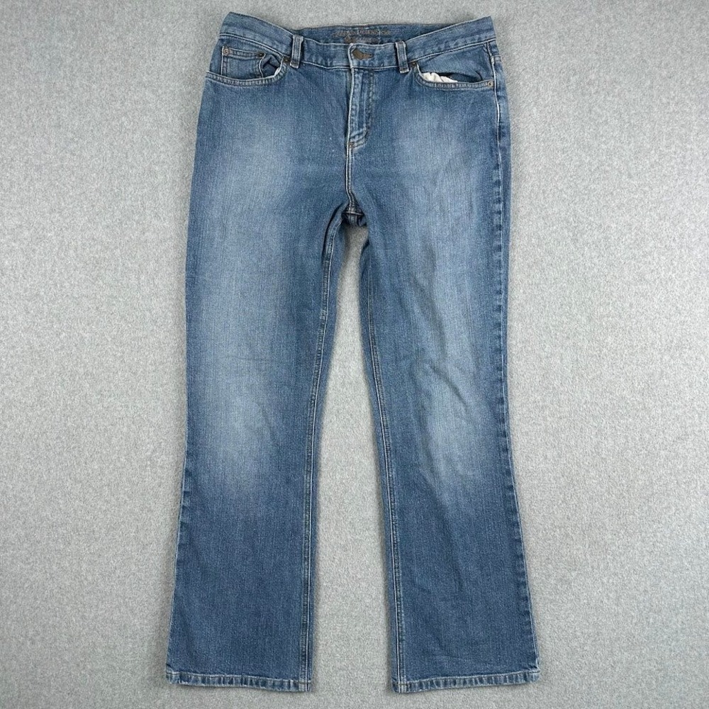 Lauren Jeans Co Ralph Lauren Women Blue Wash Bootcut Denim Jeans Size 10 LRL‎